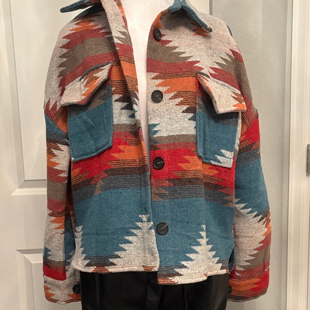 Colorful Southwestern Pattern Jacket
